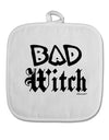 Bad Witch White Fabric Pot Holder Hot Pad-Pot Holder-TooLoud-White-Davson Sales