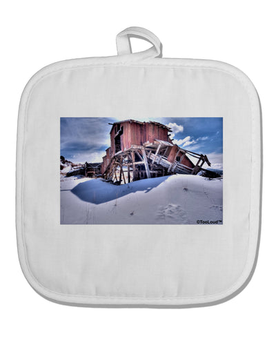 Victor Mines Colorado White Fabric Pot Holder Hot Pad-Pot Holder-TooLoud-White-Davson Sales