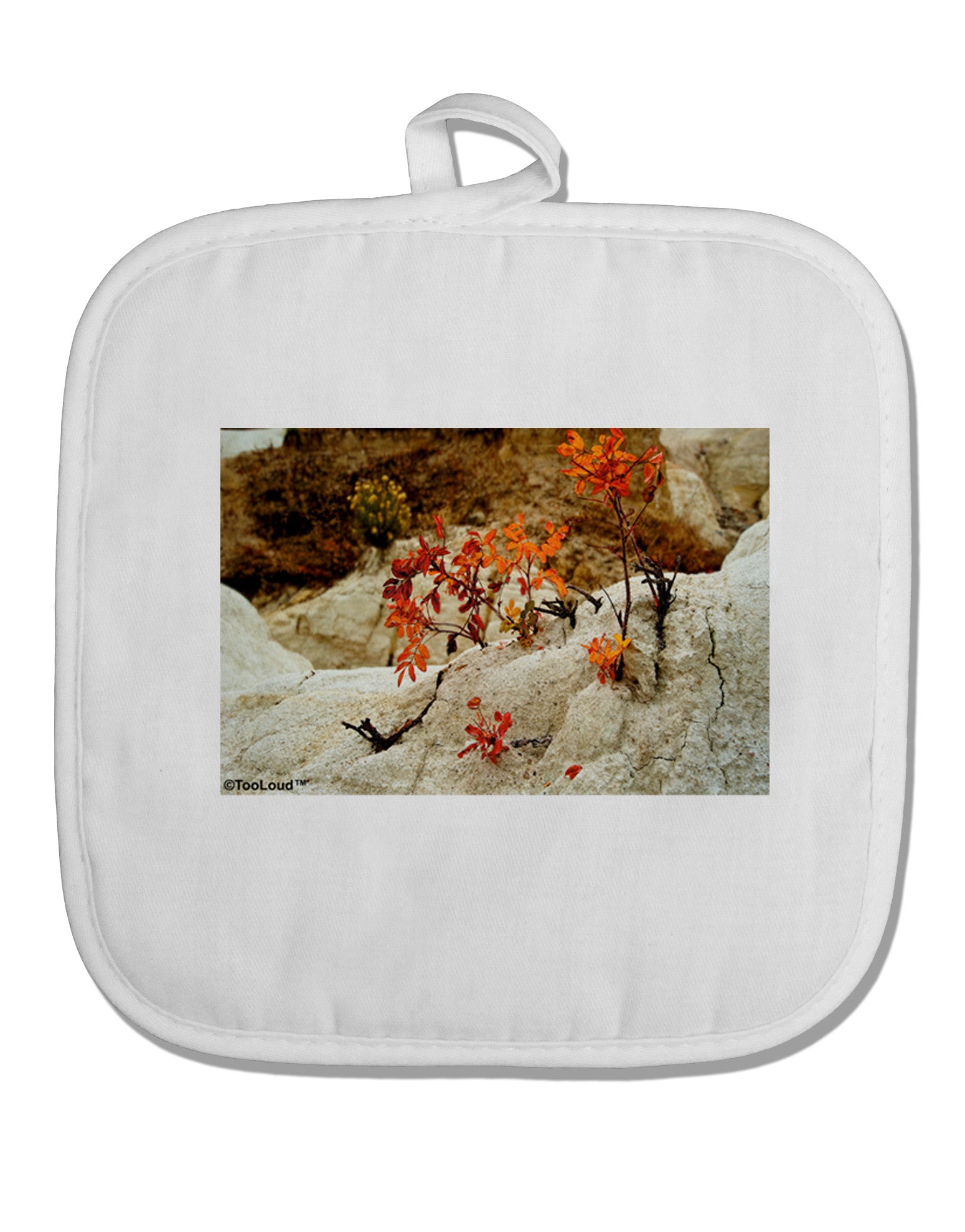 CO Painted Mines White Fabric Pot Holder Hot Pad-Pot Holder-TooLoud-White-Davson Sales