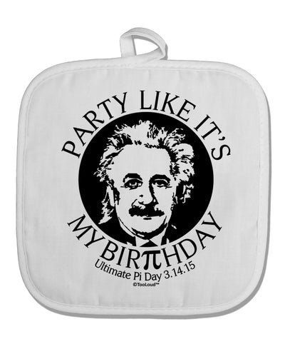 Ultimate Pi Day - Birthday Design White Fabric Pot Holder Hot Pad by TooLoud-Pot Holder-TooLoud-White-Davson Sales