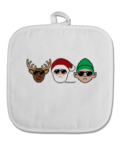 The X-mas Squad White Fabric Pot Holder Hot Pad-Pot Holder-TooLoud-White-Davson Sales