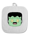 Cute Pixel Monster White Fabric Pot Holder Hot Pad-Pot Holder-TooLoud-White-Davson Sales