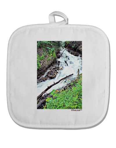 Colorado White River White Fabric Pot Holder Hot Pad-Pot Holder-TooLoud-White-Davson Sales