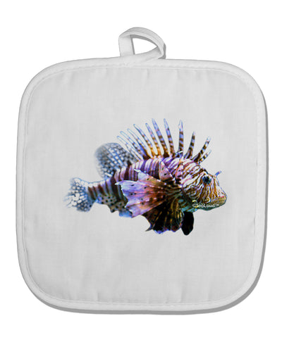 Lionfish White Fabric Pot Holder Hot Pad-Pot Holder-TooLoud-White-Davson Sales