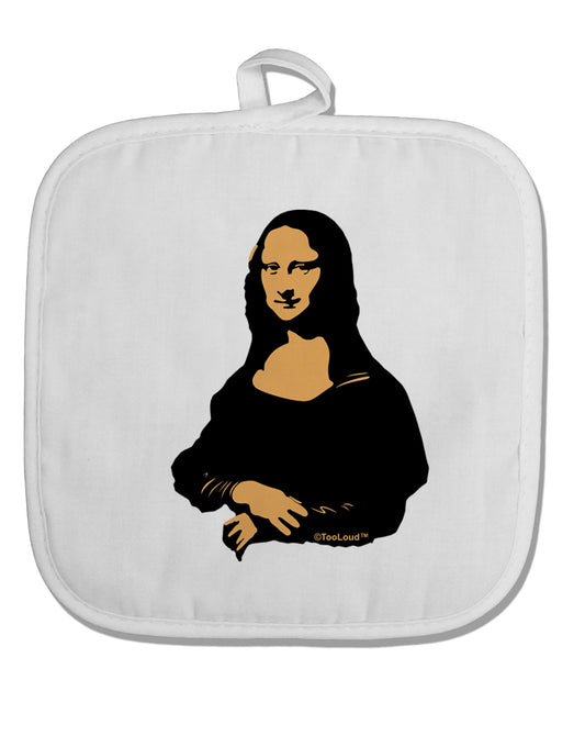 Mona Cutout White Fabric Pot Holder Hot Pad-Pot Holder-TooLoud-White-Davson Sales