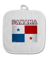 Panama Flag White Fabric Pot Holder Hot Pad-Pot Holder-TooLoud-White-Davson Sales