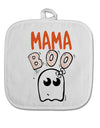 TooLoud Mama Boo Ghostie White Fabric Pot Holder Hot Pad-PotHolders-TooLoud-Davson Sales