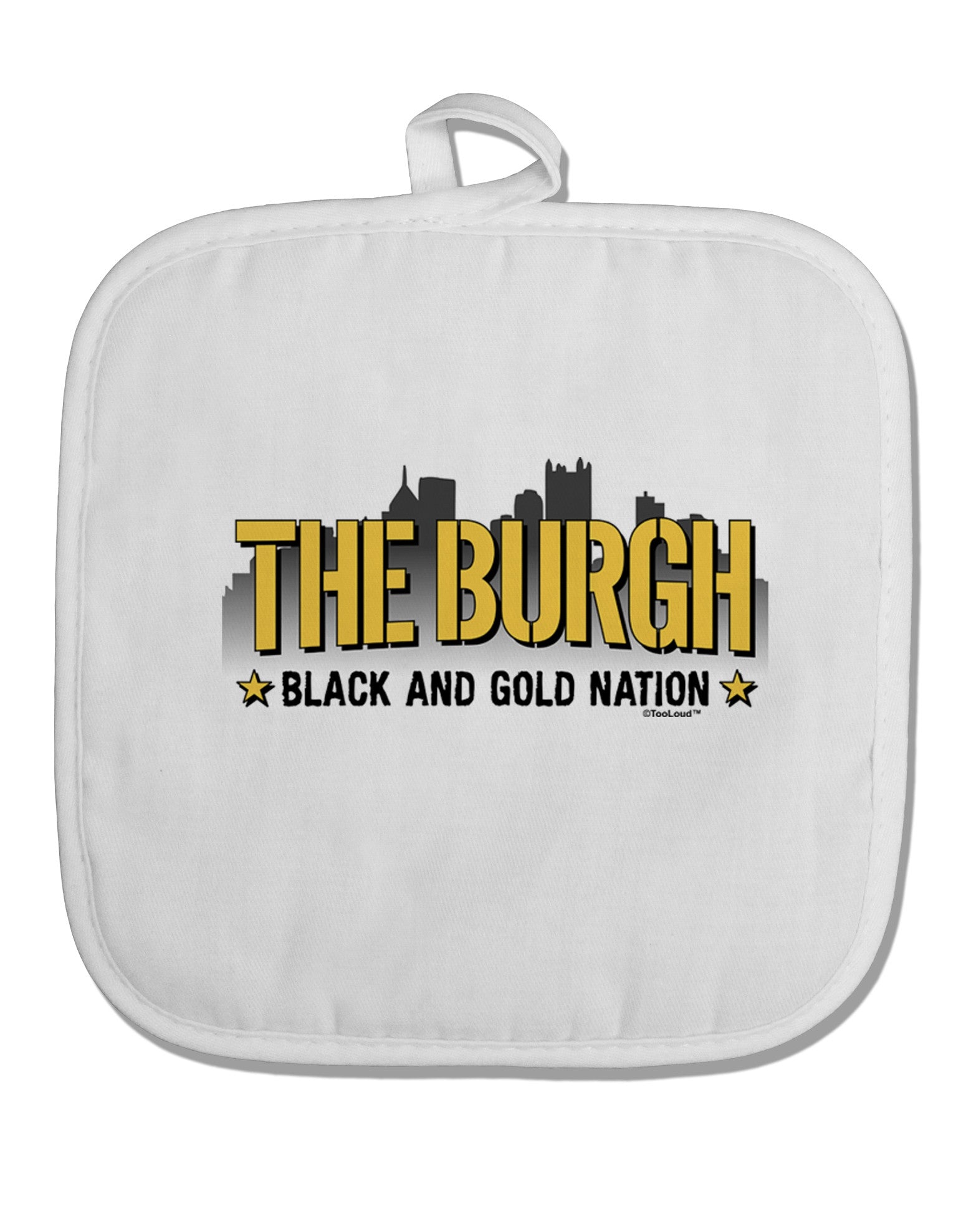 The Burgh White Fabric Pot Holder Hot Pad-Pot Holder-TooLoud-White-Davson Sales