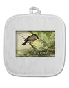 CO Chickadee with Text White Fabric Pot Holder Hot Pad-Pot Holder-TooLoud-White-Davson Sales