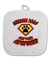 Rescue Dogs - Superpower White Fabric Pot Holder Hot Pad-Pot Holder-TooLoud-White-Davson Sales