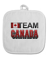 Sporty Team Canada White Fabric Pot Holder Hot Pad-Pot Holder-TooLoud-White-Davson Sales