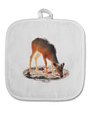 Little Buck Cutout White Fabric Pot Holder Hot Pad-Pot Holder-TooLoud-White-Davson Sales