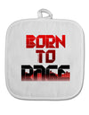 Born To Rage Red White Fabric Pot Holder Hot Pad-Pot Holder-TooLoud-White-Davson Sales