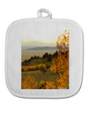 Nature Photography - Gentle Sunrise White Fabric Pot Holder Hot Pad by TooLoud-TooLoud-White-Davson Sales