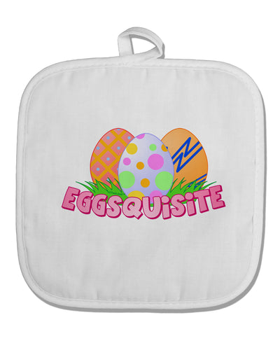 Eggsquisite White Fabric Pot Holder Hot Pad by TooLoud-Pot Holder-TooLoud-White-Davson Sales