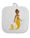 Mermaid Design - Yellow White Fabric Pot Holder Hot Pad-Pot Holder-TooLoud-White-Davson Sales