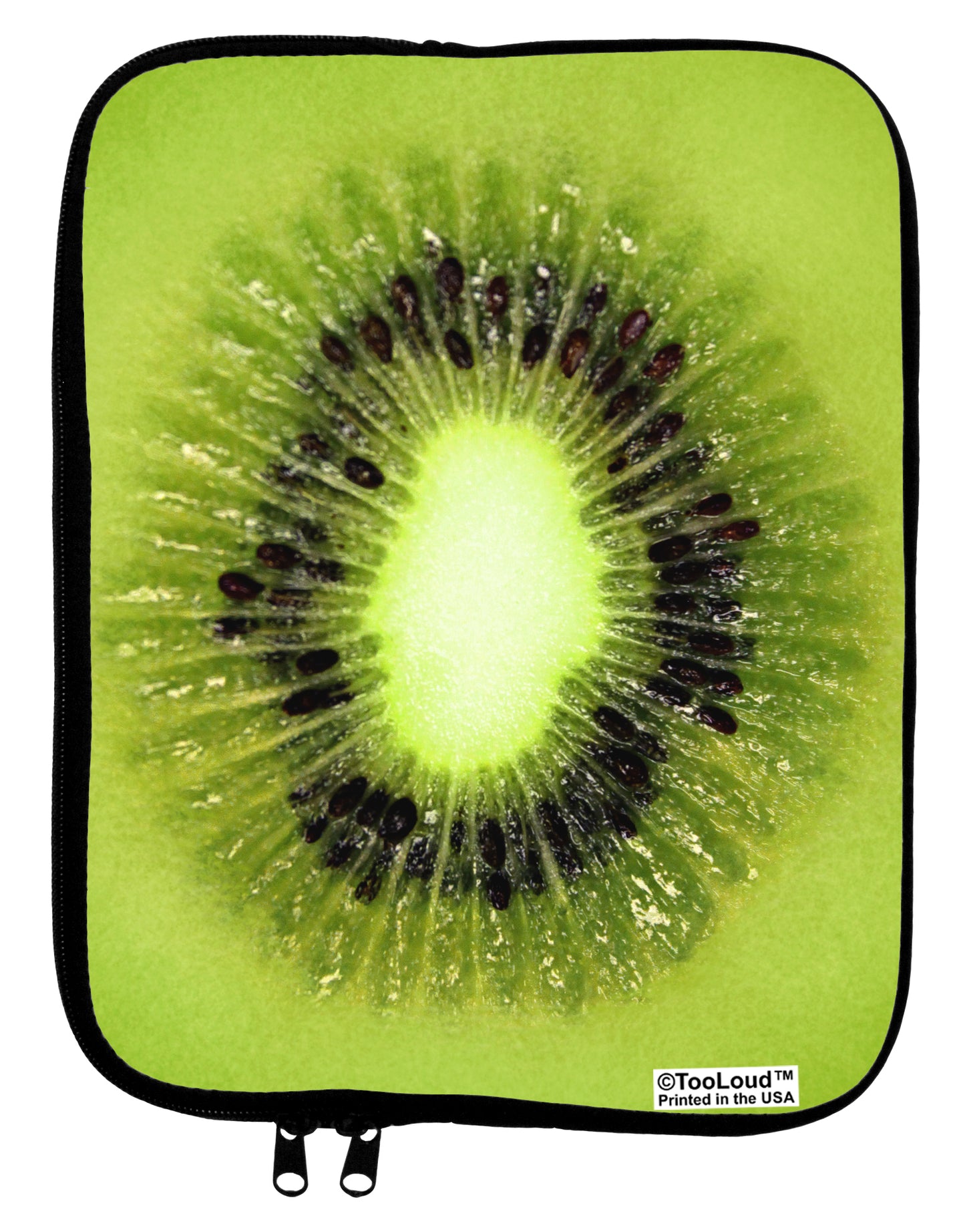 Kiwi Fruit 9 x 11.5 Tablet Sleeve All Over Print by TooLoud-TooLoud-White-Black-Davson Sales