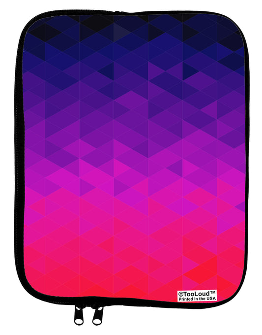 Geometric Gradient AOP 9 x 11.5 Tablet Sleeve All Over Print by TooLoud-TooLoud-White-Black-Davson Sales