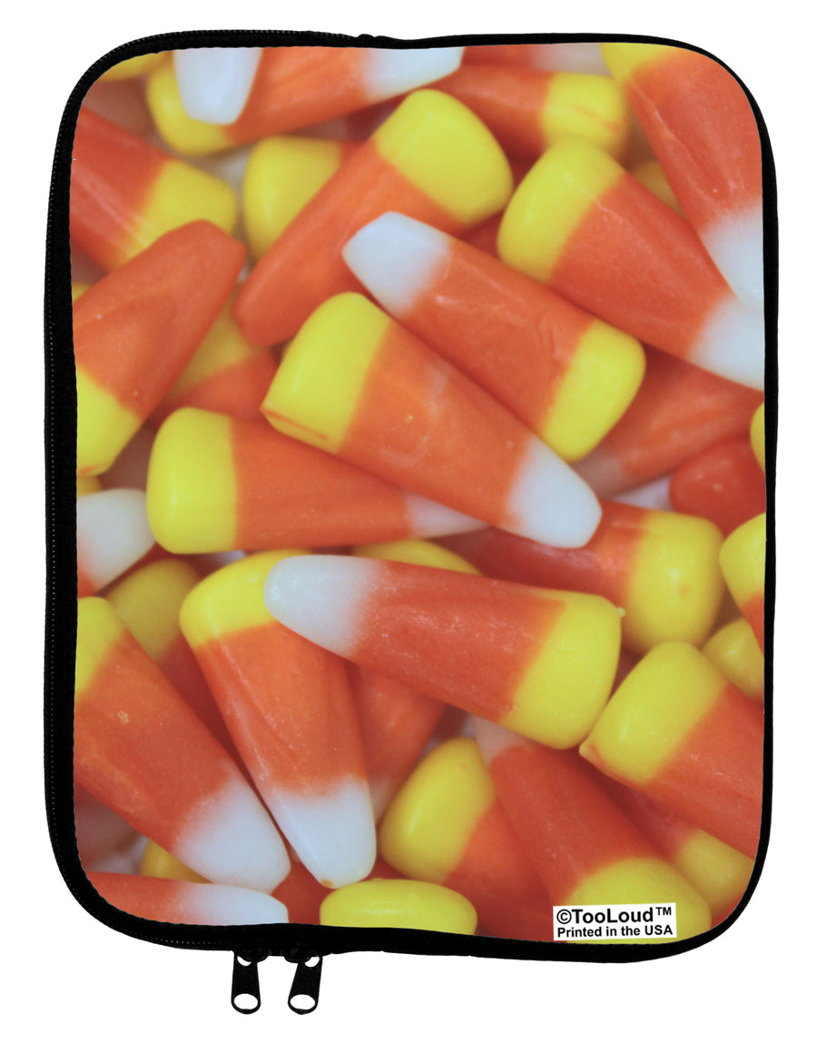 Candy Corn 9 x 11.5 Tablet Sleeve All Over Print by TooLoud-TooLoud-White-Black-Davson Sales