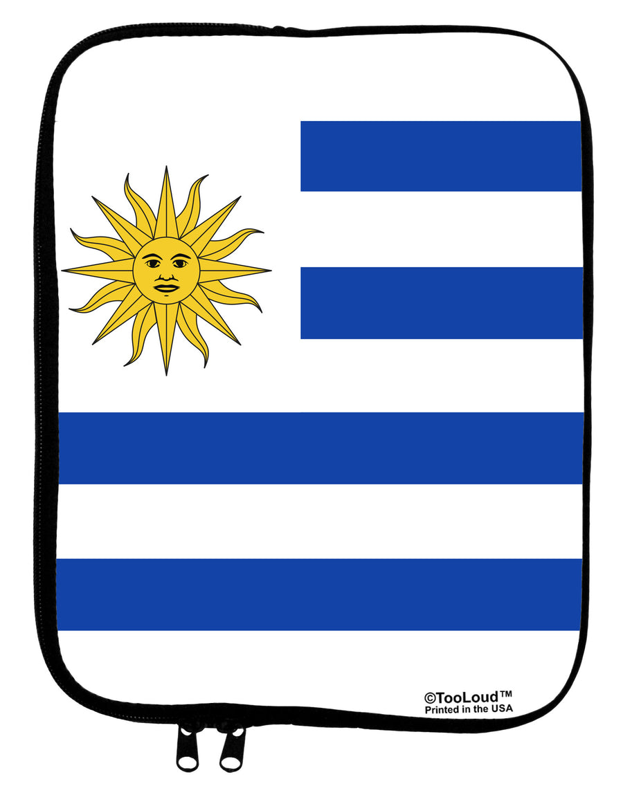 Uruguay Flag AOP 9 x 11.5 Tablet Sleeve All Over Print-TabletSleeves-TooLoud-Davson Sales