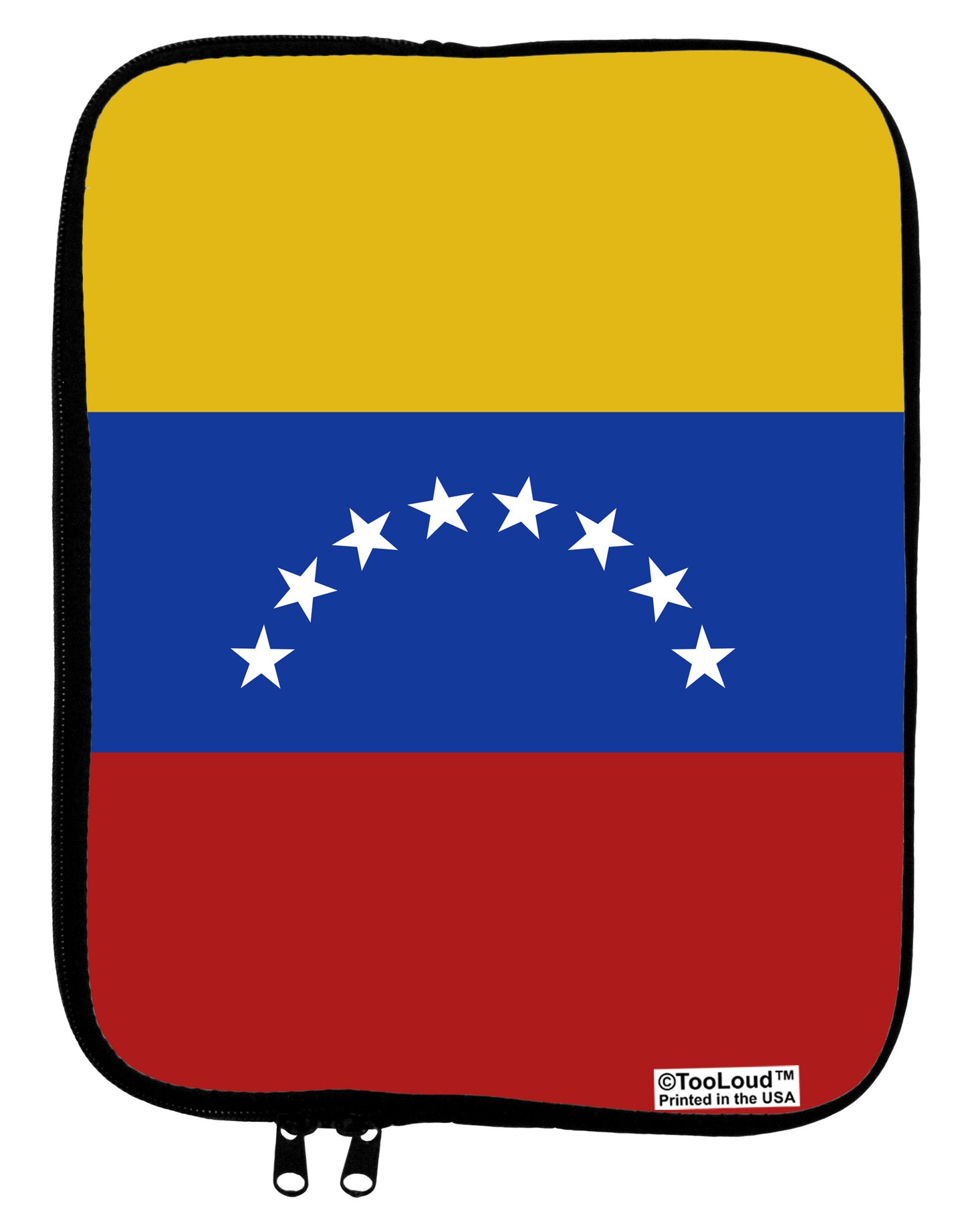 Venezuela Flag AOP 9 x 11.5 Tablet Sleeve All Over Print by TooLoud-TooLoud-White-Black-Davson Sales