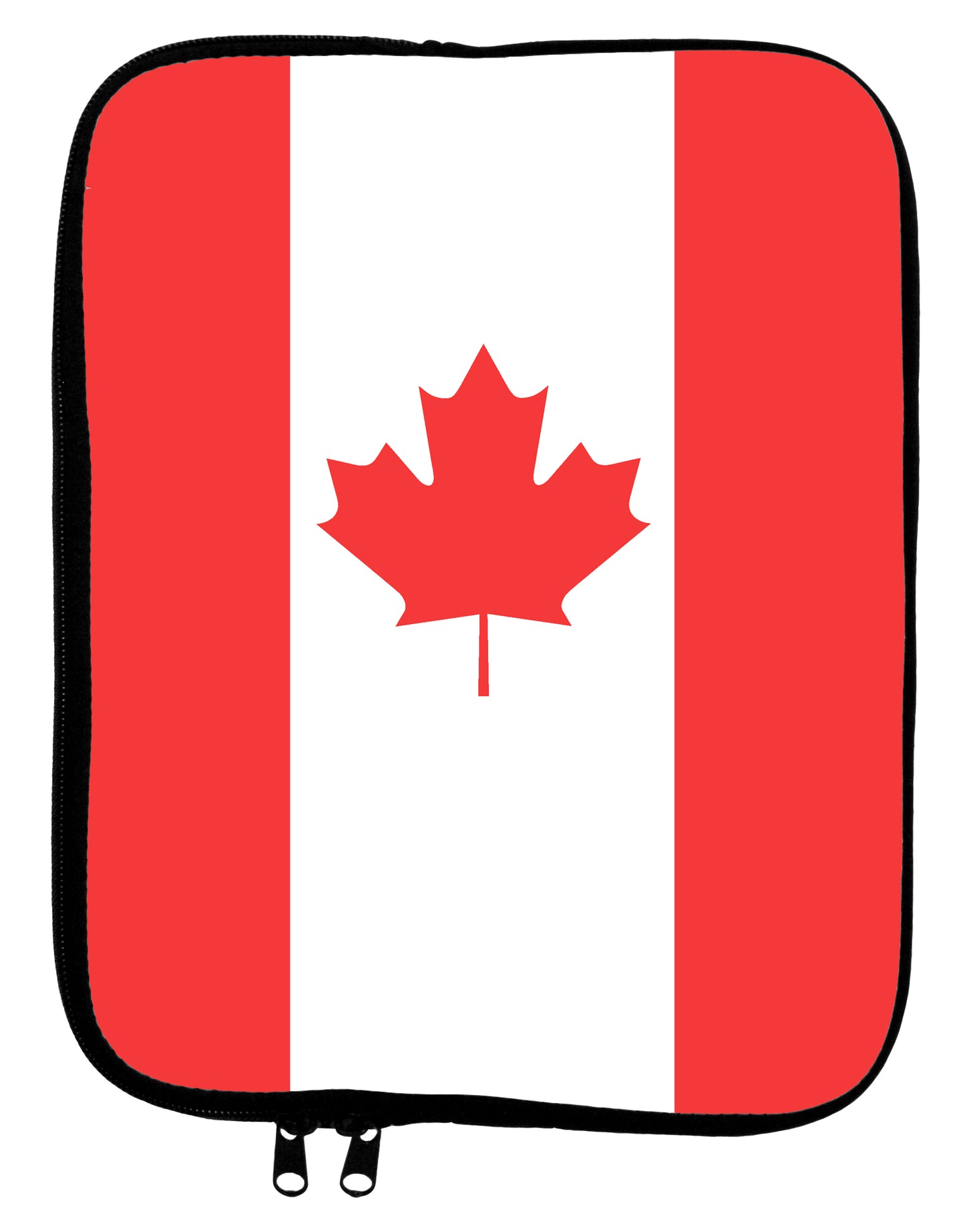 Canadian Flag All Over 9 x 11.5 Tablet Sleeve All Over Print by TooLoud-TooLoud-White-Black-Davson Sales