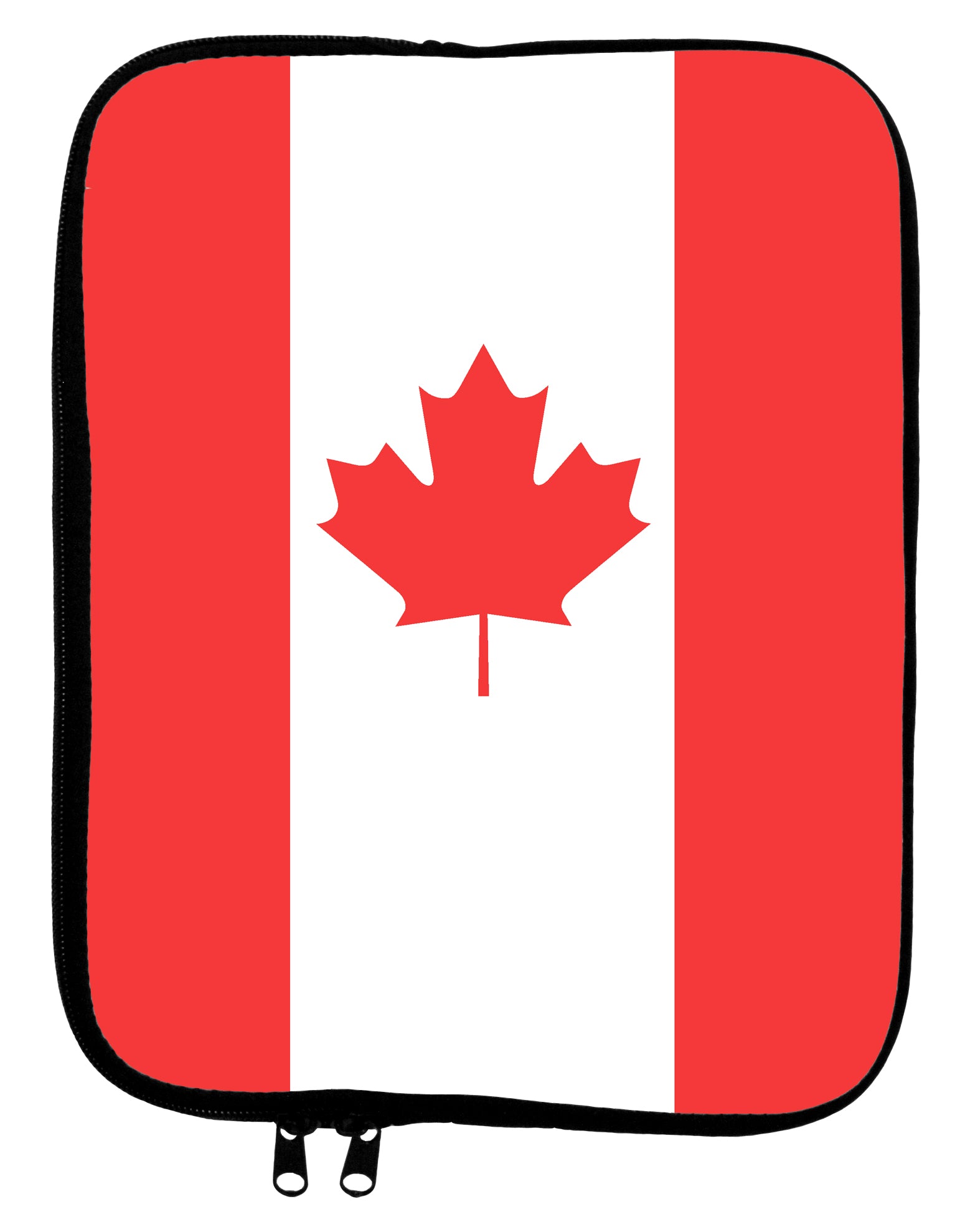 Canadian Flag All Over 9 x 11.5 Tablet Sleeve All Over Print by TooLoud-TooLoud-White-Black-Davson Sales