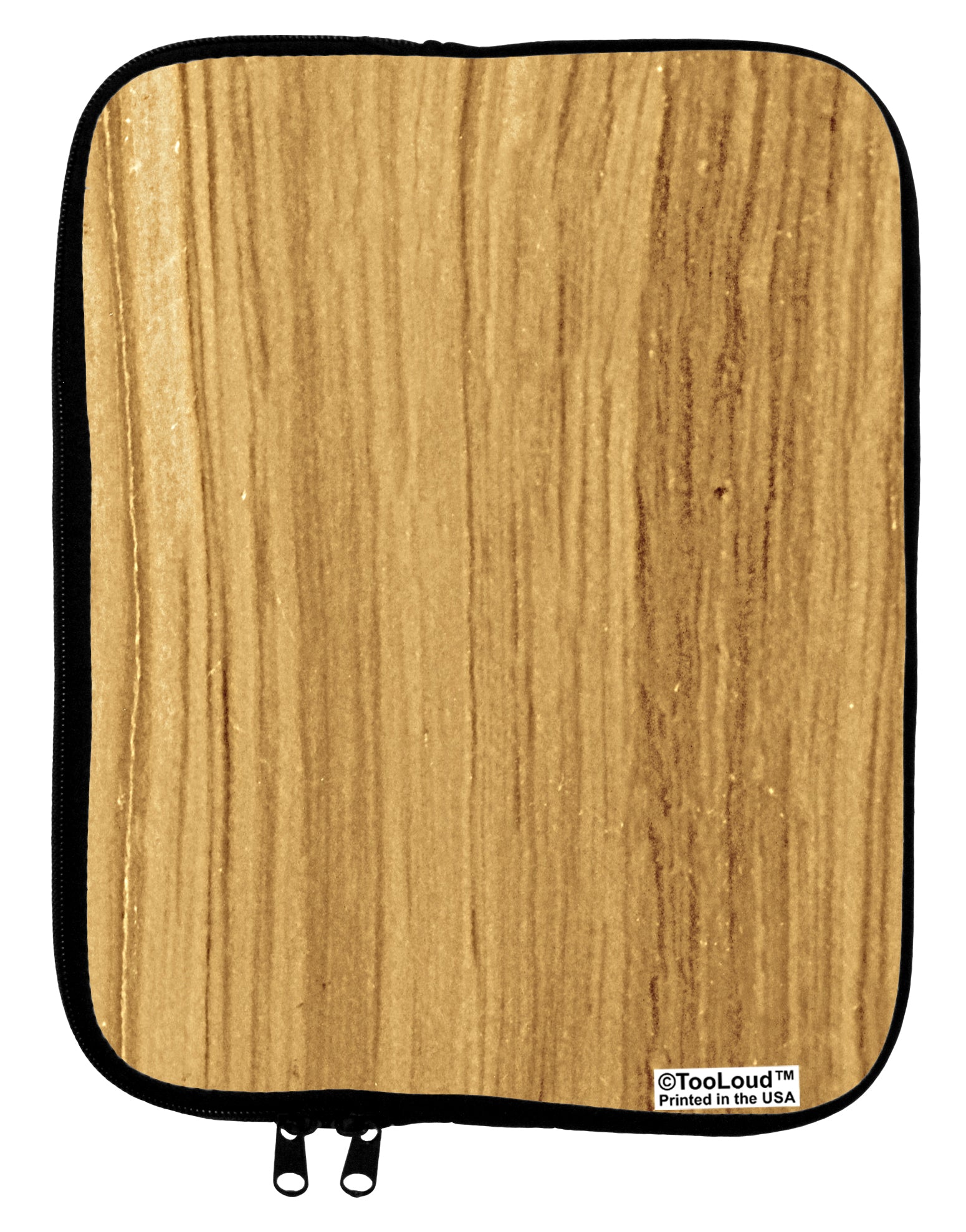 Light Wood Look 9 x 11.5 Tablet Sleeve All Over Print by TooLoud-TooLoud-White-Black-Davson Sales