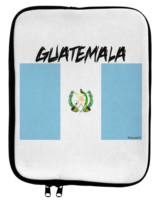 Guatamelan Flag Design 9 x 11.5 Tablet Sleeve by TooLoud-TooLoud-White-Black-Davson Sales