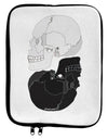 White And Black Inverted Skulls 9 x 11.5 Tablet Sleeve by TooLoud-TooLoud-White-Black-Davson Sales