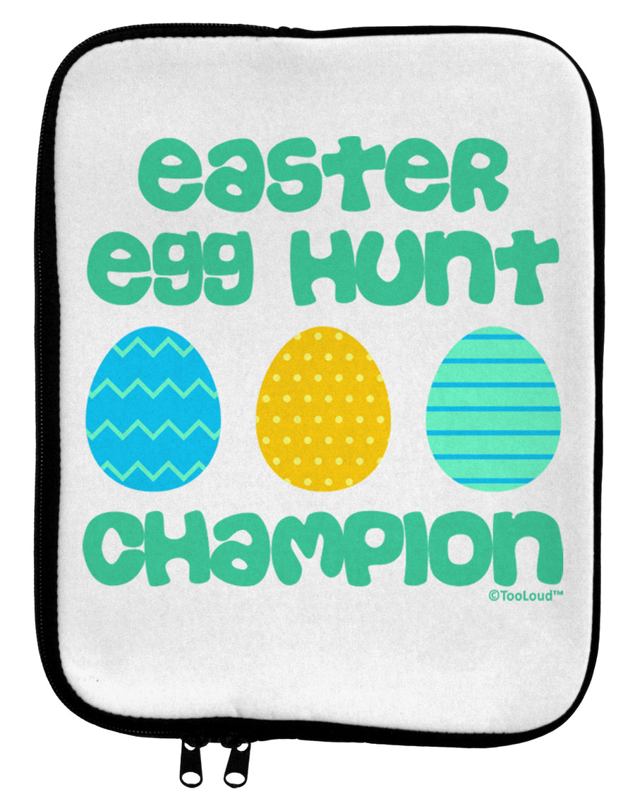 Easter Egg Hunt Champion - Blue and Green 9 x 11.5 Tablet Sleeve by TooLoud-TooLoud-White-Black-Davson Sales