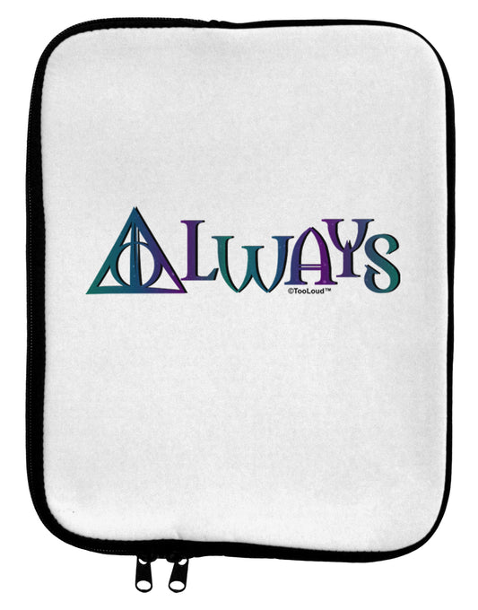 Always Magic Symbol 9 x 11.5 Tablet Sleeve by TooLoud-TooLoud-White-Black-Davson Sales