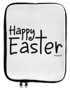 Happy Easter with Cross 9 x 11.5 Tablet Sleeve by TooLoud-TooLoud-White-Black-Davson Sales