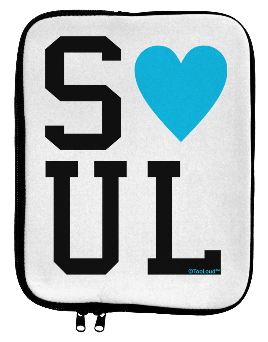 Matching Soulmate Design - Soul - Blue 9 x 11.5 Tablet Sleeve by TooLoud-TooLoud-White-Black-Davson Sales