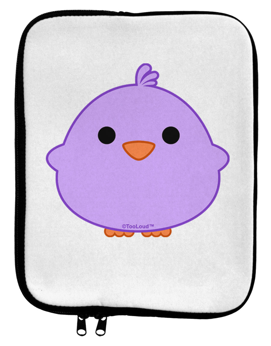 Cute Little Chick - Purple 9 x 11.5 Tablet Sleeve by TooLoud-TooLoud-White-Black-Davson Sales