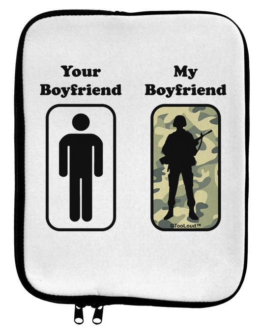 Your Boyfriend My Boyfriend 9 x 11.5 Tablet Sleeve by TooLoud-TooLoud-White-Black-Davson Sales
