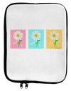 Pretty Daisies Watercolor 9 x 11.5 Tablet Sleeve-TabletSleeves-TooLoud-Davson Sales