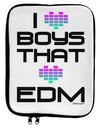 I Heart Boys That Heart EDM 9 x 11.5 Tablet Sleeve by TooLoud-TooLoud-White-Black-Davson Sales