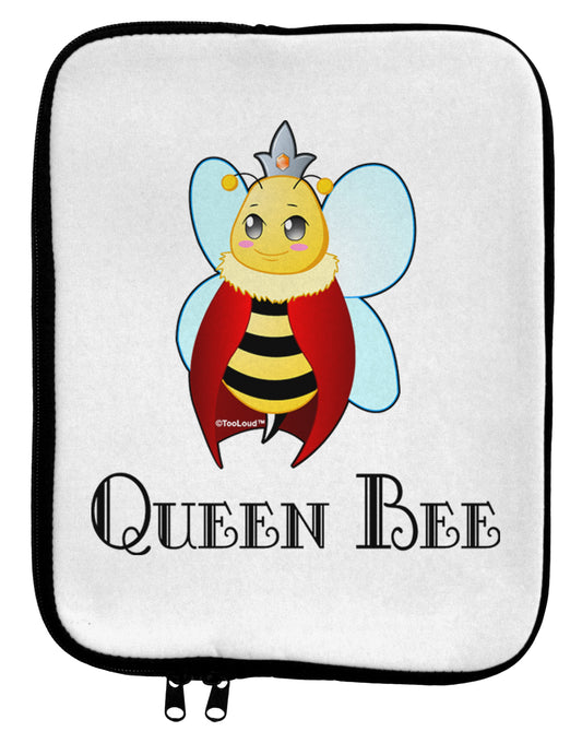 Queen Bee Text 9 x 11.5 Tablet Sleeve by TooLoud-TooLoud-White-Black-Davson Sales