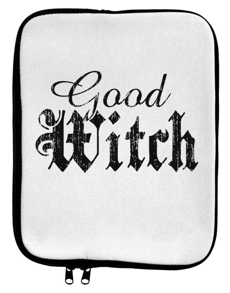 Good Witch - Halloween Distressed 9 x 11.5 Tablet Sleeve-TooLoud-White-Black-Davson Sales