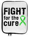 Fight for the Cure - Lime Green Ribbon Lyme Disease 9 x 11.5 Tablet Sleeve by TooLoud-TooLoud-White-Black-Davson Sales
