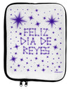 Feliz Dia de Reyes - Estrellas Brillantes 9 x 11.5 Tablet Sleeve by TooLoud-TooLoud-White-Black-Davson Sales