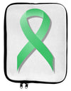 Celiac Disease Awareness Ribbon - Light Green 9 x 11.5 Tablet Sleeve by TooLoud-TooLoud-White-Black-Davson Sales