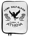 Camp Half Blood Cabin 6 Athena 9 x 11.5 Tablet Sleeve by TooLoud-TooLoud-White-Black-Davson Sales