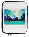 Chicago Skyline Watercolor 9 x 11.5 Tablet Sleeve by TooLoud-TooLoud-White-Black-Davson Sales