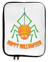 Cute Pumpkin Spider - Happy Halloween 9 x 11.5 Tablet Sleeve-TooLoud-White-Black-Davson Sales