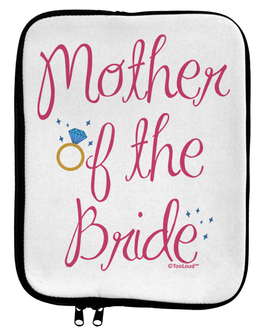 Mother of the Bride - Diamond - Color 9 x 11.5 Tablet Sleeve by TooLoud-TooLoud-White-Black-Davson Sales