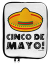 Sombrero Design - Cinco de Mayo 9 x 11.5 Tablet Sleeve by TooLoud-TooLoud-White-Black-Davson Sales