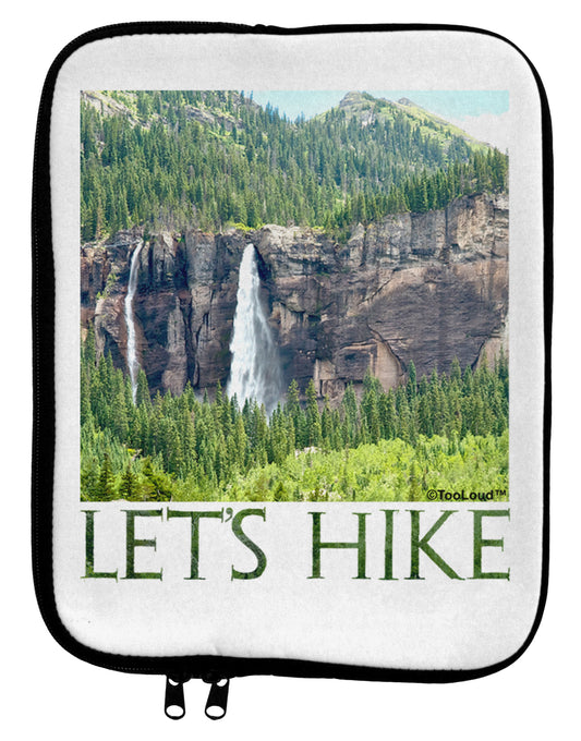 Beautiful Cliffs - Lets Hike 9 x 11.5 Tablet Sleeve by TooLoud-TooLoud-White-Black-Davson Sales