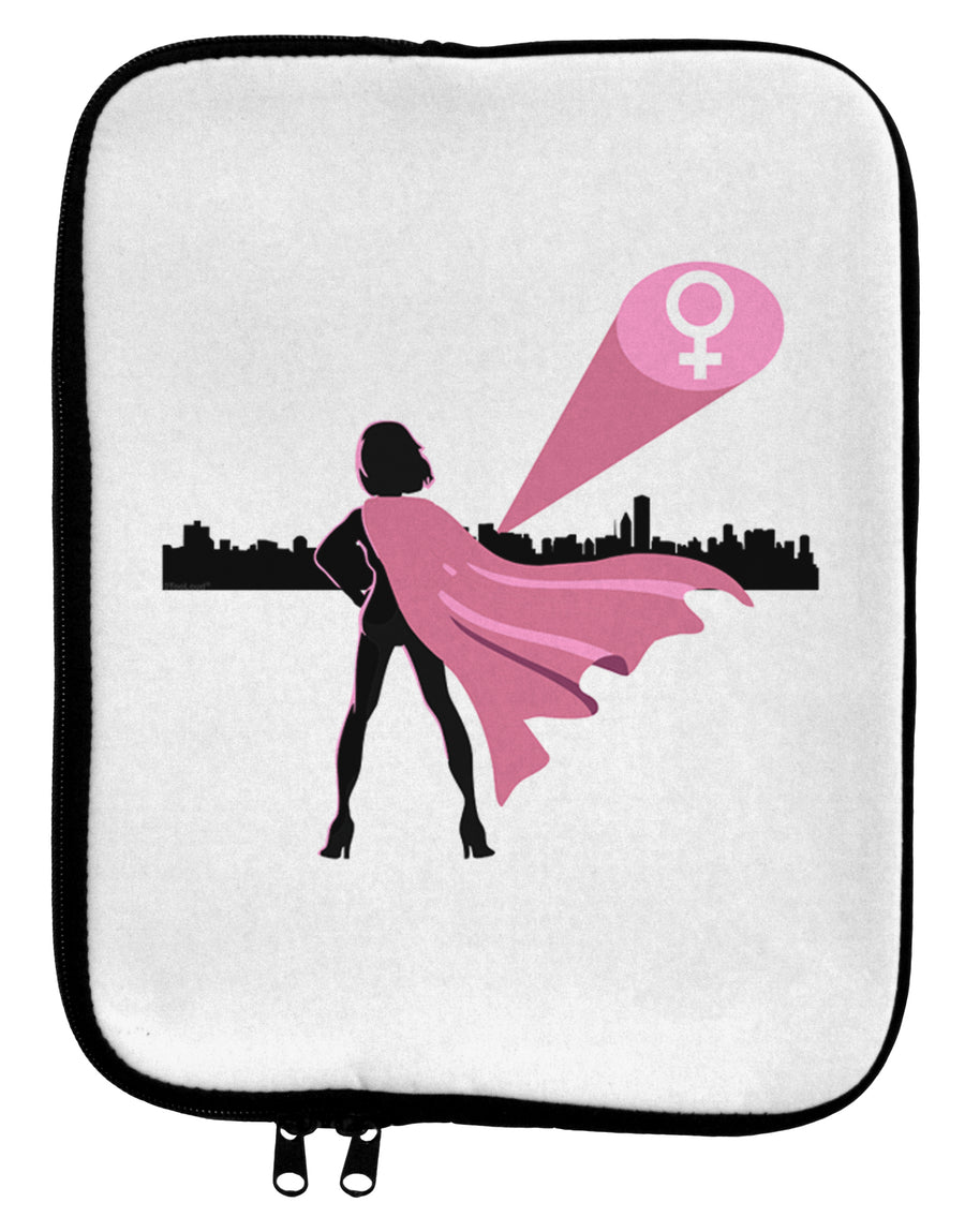 Girl Power Women's Empowerment 9 x 11.5 Tablet Sleeve by TooLoud-TooLoud-White-Black-Davson Sales